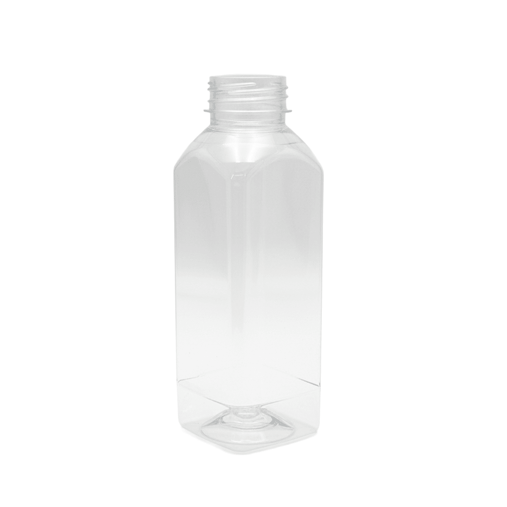 450mL Square Bottles With Tamper Evident Cap - TEM IMPORTS™