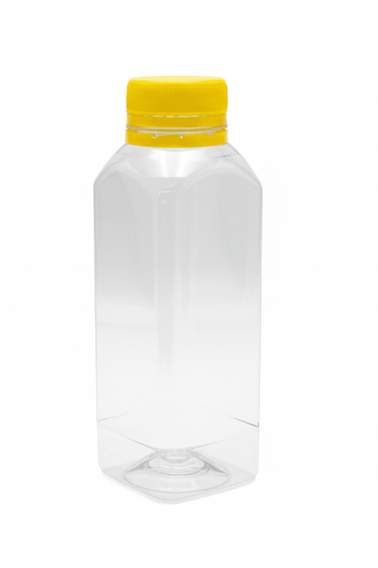 450mL Square Bottles With Tamper Evident Cap - TEM IMPORTS™