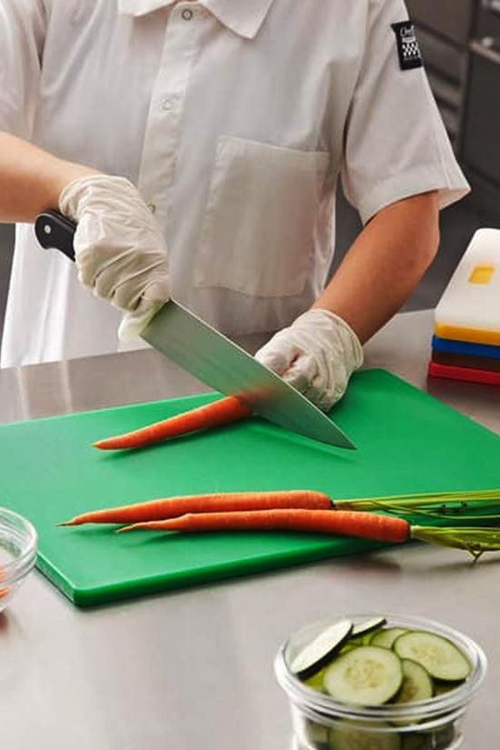 45cm x 30cm Green P.E Cutting Board - 12mm Thick - TEM IMPORTS™