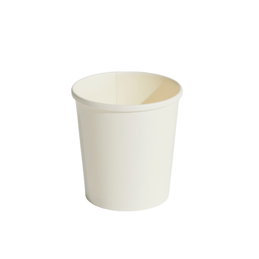 470mL (16oz) White Food Container & Lid Combo - TEM IMPORTS™