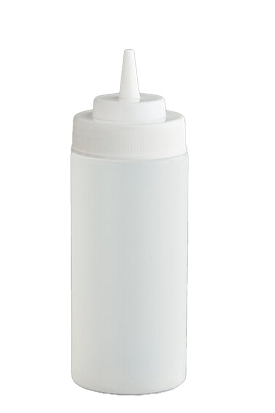 472mL Clear Plastic Squeeze Bottle Wide Mouth - TEM IMPORTS™