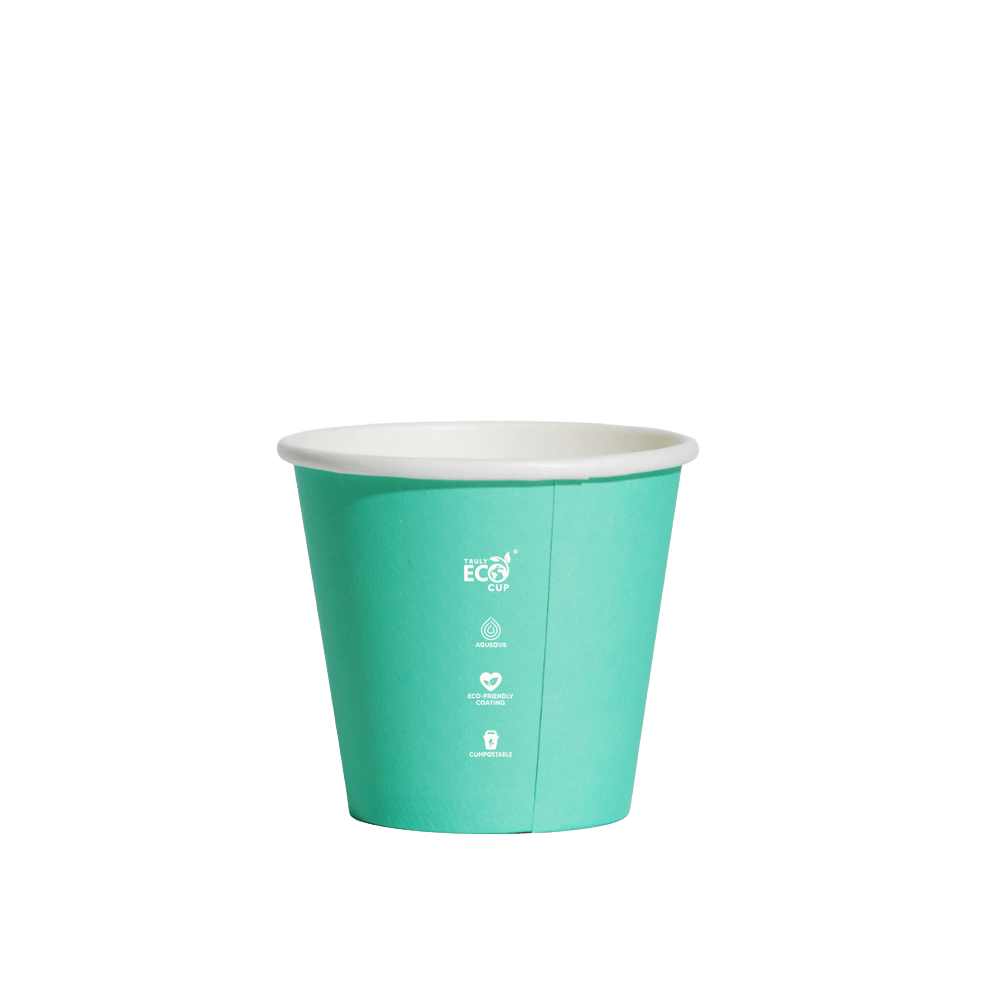 4oz (D/62mm) Truly Eco Pastel Single Wall Coffee Cup - TEM IMPORTS™