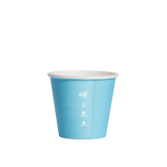 4oz (D/62mm) Truly Eco Pastel Single Wall Coffee Cup - TEM IMPORTS™