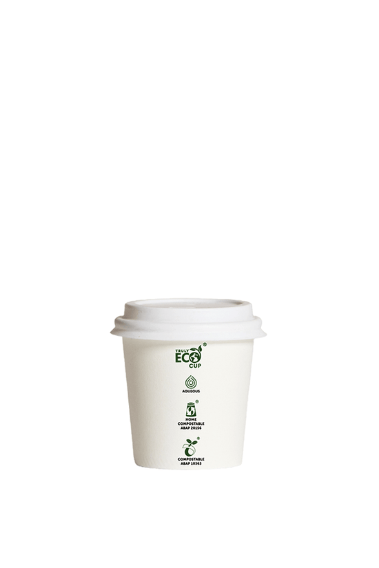 4oz Truly Eco® Aqueous Single Wall Paper Cup White - 1000/CTN - TEM IMPORTS™