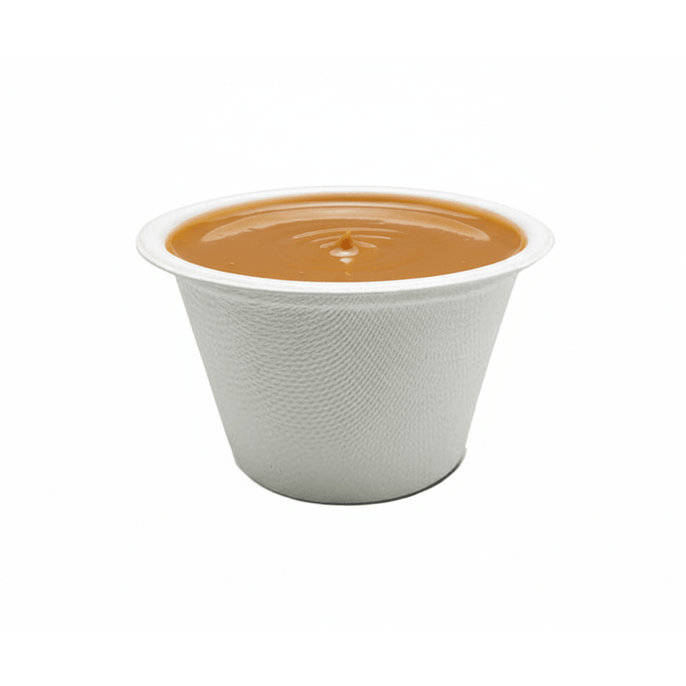 4oz/120mL White Sugarcane Portion Sauce Cup - TEM IMPORTS™