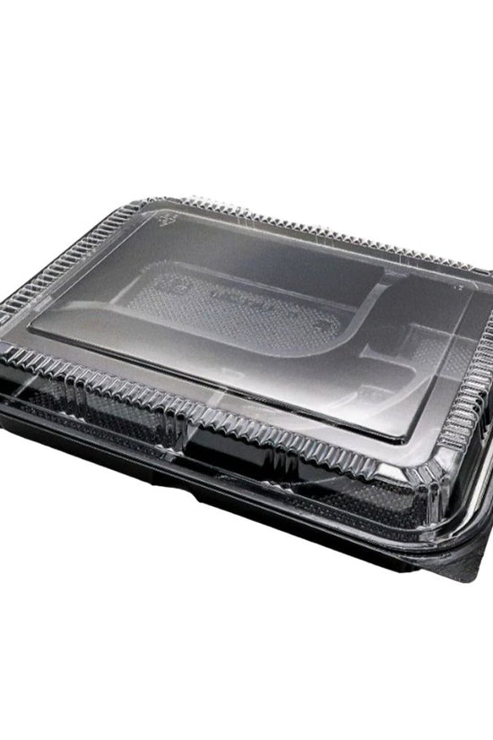 5 Compartment Black Takeaway Container With Clear Lid - TEM IMPORTS™