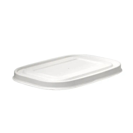 500 - 1,000mL White Plant Fibre Takeaway Lid - 300/CTN - TEM IMPORTS™