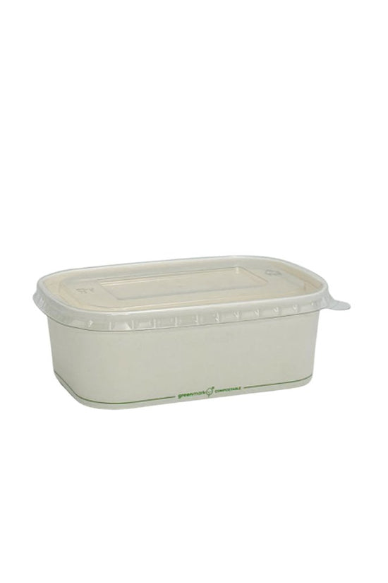 500mL - 1000mL Clear PET Lid For Rectangular Container - TEM IMPORTS™