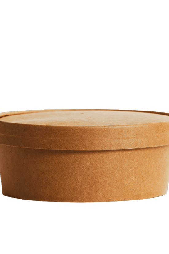 500mL PE Coated Kraft Paper Salad Bowl - TEM IMPORTS™