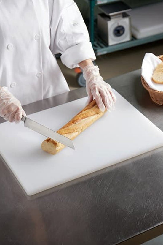 50cm x 38cm White P.E Cutting Board - 12mm Thick - TEM IMPORTS™