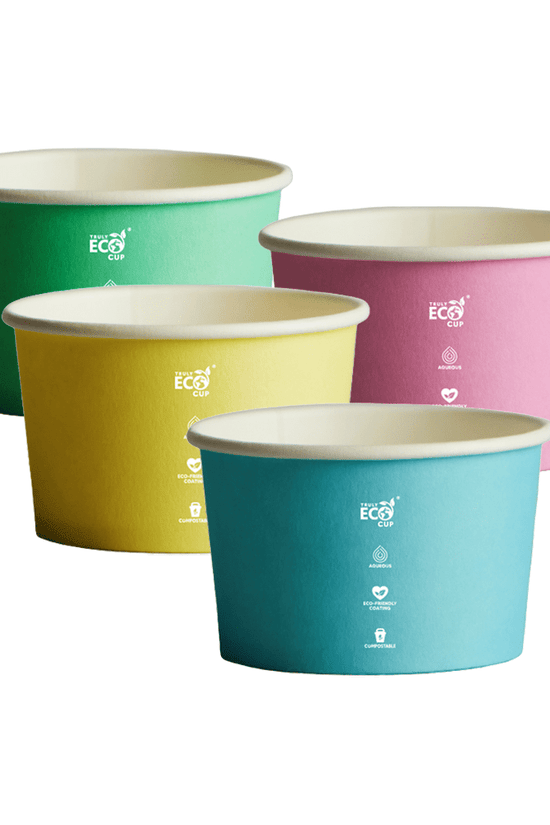 5oz Pastel Aqueous Coated Ice Cream Cup - TEM IMPORTS™