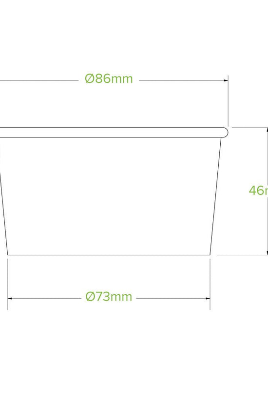5oz/150mL Ice Cream BioCup - 1000pcs/Ctn - TEM IMPORTS™