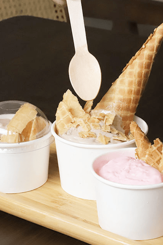 5oz/150mL PE Coated Ice Cream White Paper Cup - TEM IMPORTS™