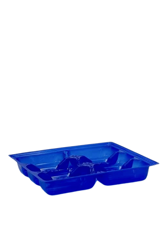 6 Cavity RPET Oyster Tray Dark Blue - 800/CTN - TEM IMPORTS™
