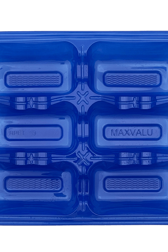 6 Cavity RPET Oyster Tray Dark Blue - 800/CTN - TEM IMPORTS™