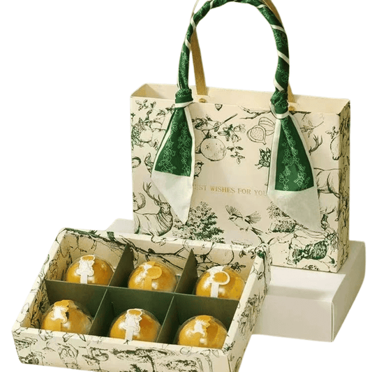 6 Compartment Gift Box with Carry Bag Set - Pack of 25 - TEM IMPORTS™