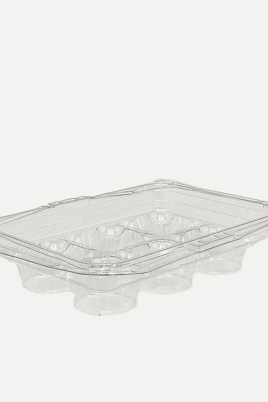 6 CupCake Clear PET Hinged Lid Holder With Handle - TEM IMPORTS™