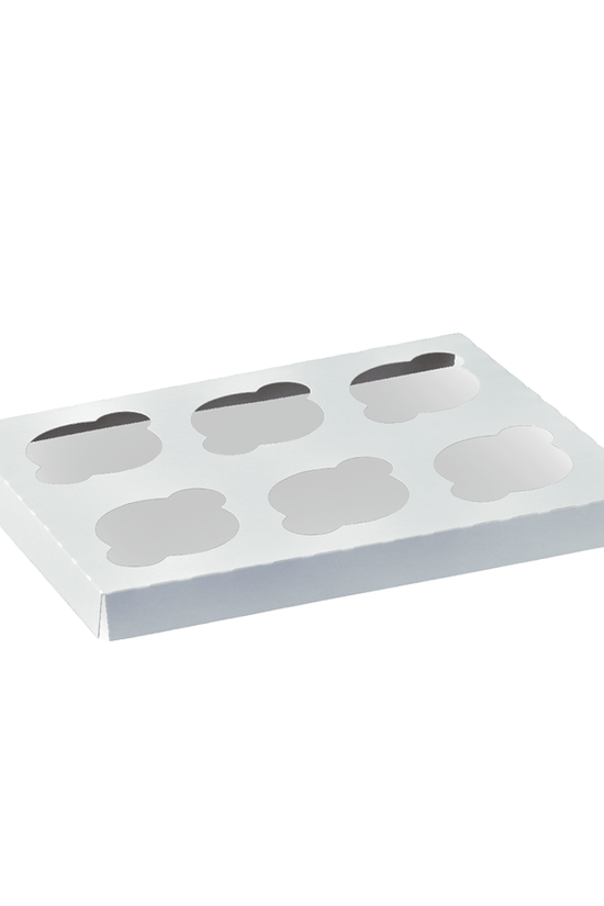 6 Cupcake Insert White - TEM IMPORTS™