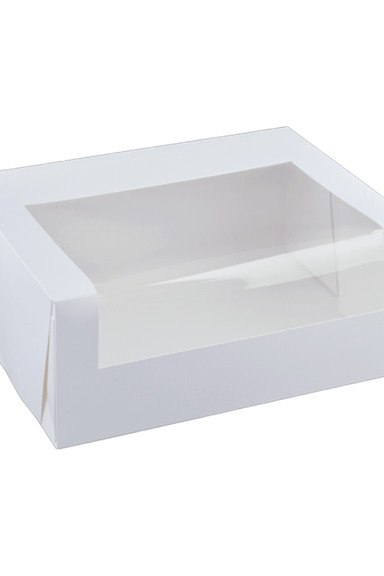 6 Cupcake White Window Box - 100/CTN - TEM IMPORTS™