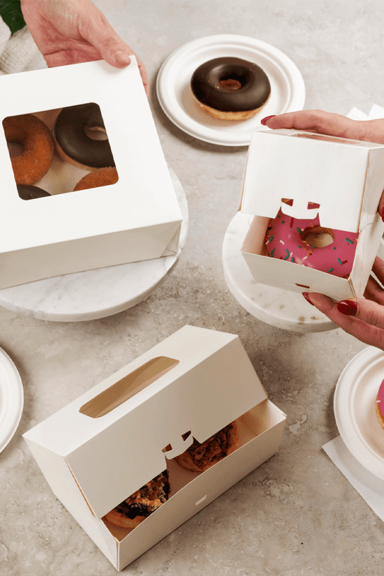 6 Pack Window Donut Box - 200/CTN - TEM IMPORTS™