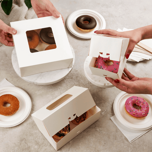 6 Pack Window Donut Box - 200/CTN - TEM IMPORTS™