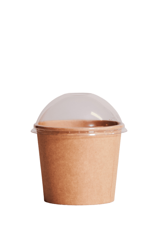 600mL (20oz) Kraft PP Paperway™ Round Container - TEM IMPORTS™