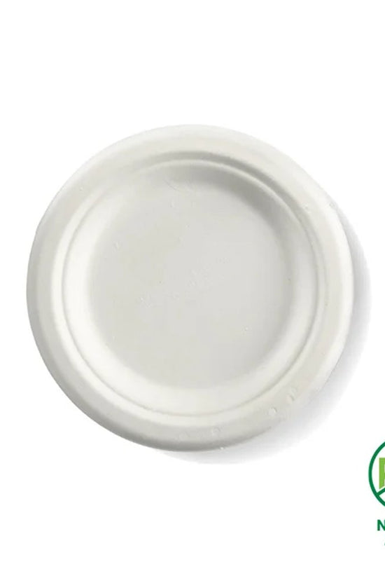6"/150mm Round Plant Fibre Plate - 1000pcs/Ctn - TEM IMPORTS™