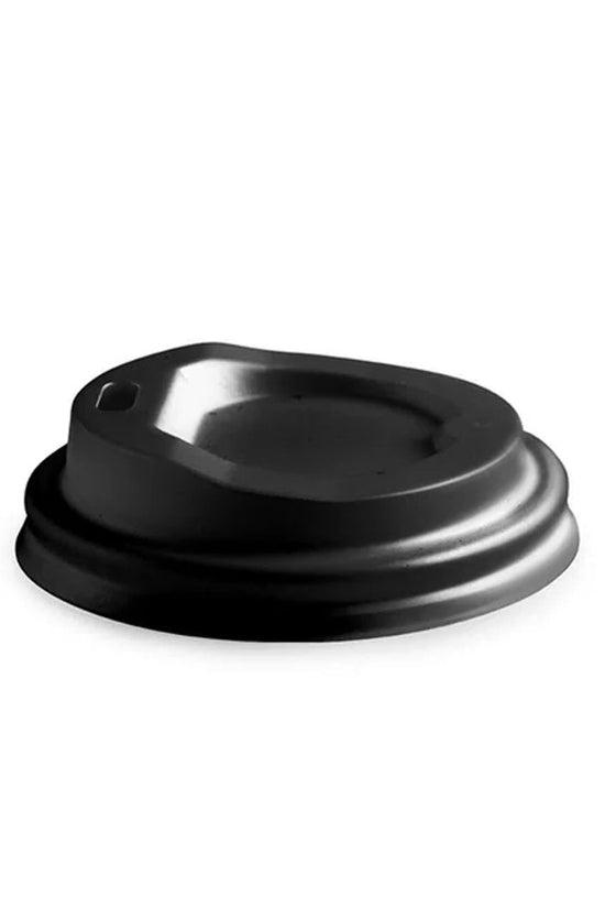 62mm / 4oz Black PLA BioCup Lid - 1000pcs/Ctn - TEM IMPORTS™