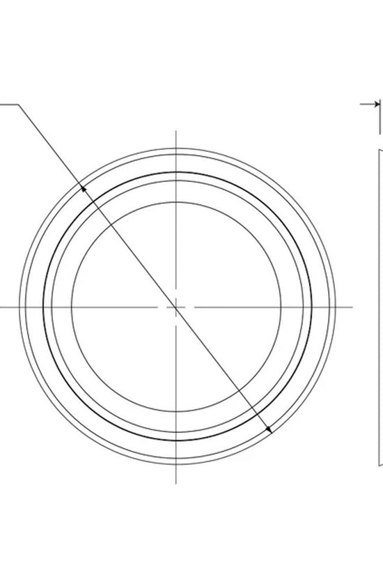 63mm / 4oz White PS No Hole BioCup Lid - 1000pcs/Ctn - TEM IMPORTS™