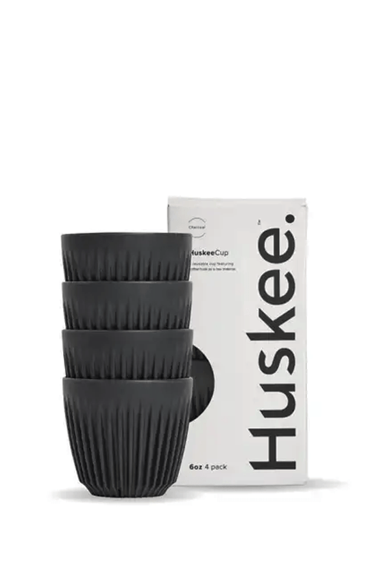 6oz Charcoal HuskeeCup 4 - Pack - TEM IMPORTS™