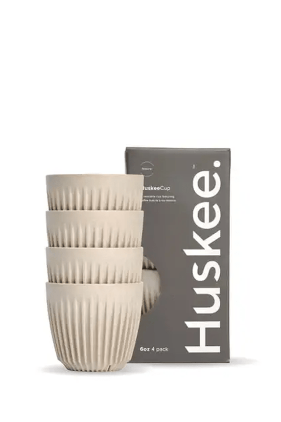 6oz Natural HuskeeCup 4 - Pack - TEM IMPORTS™