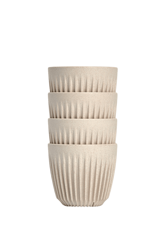 6oz Natural HuskeeCup 4 - Pack - TEM IMPORTS™