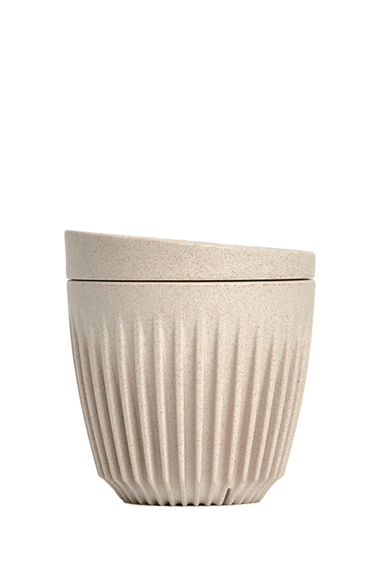 6oz Natural HuskeeCup & Lid - TEM IMPORTS™