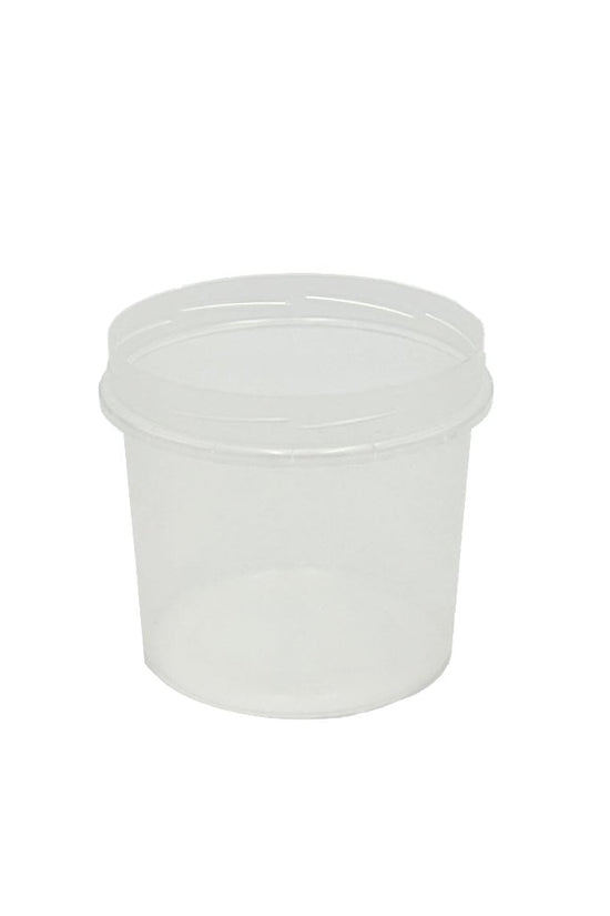700mL Screw White Twist Top Round Container Set - TEM IMPORTS™