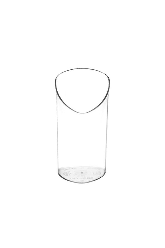 70mL Clear Mini Round Slanted Shape Dessert Cup - TEM IMPORTS™