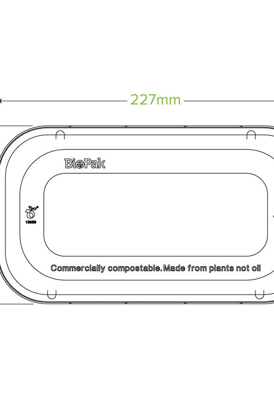 750 & 1000mL Clear PLA Takeaway Lid - 500pcs/Ctn - TEM IMPORTS™