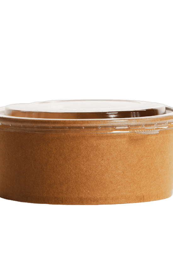 750mL PE Coated Kraft Paper Salad Bowl - TEM IMPORTS™