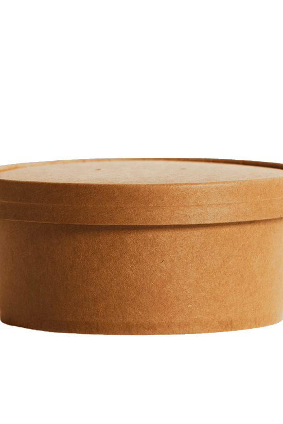 750mL PE Coated Kraft Paper Salad Bowl - TEM IMPORTS™