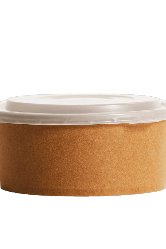 750mL PE Coated Kraft Paper Salad Bowl - TEM IMPORTS™