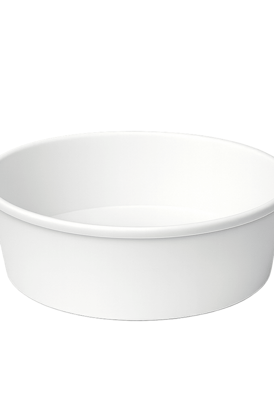750mL PE Coated White Paper Salad Bowl - TEM IMPORTS™