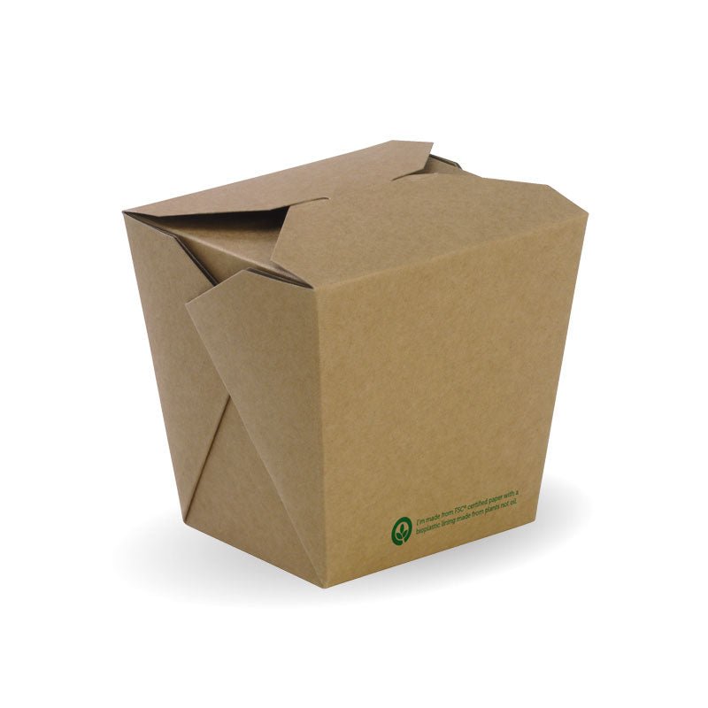 780mL / 26oz BioBoard Noodle Box - 500pcs/Ctn - TEM IMPORTS™