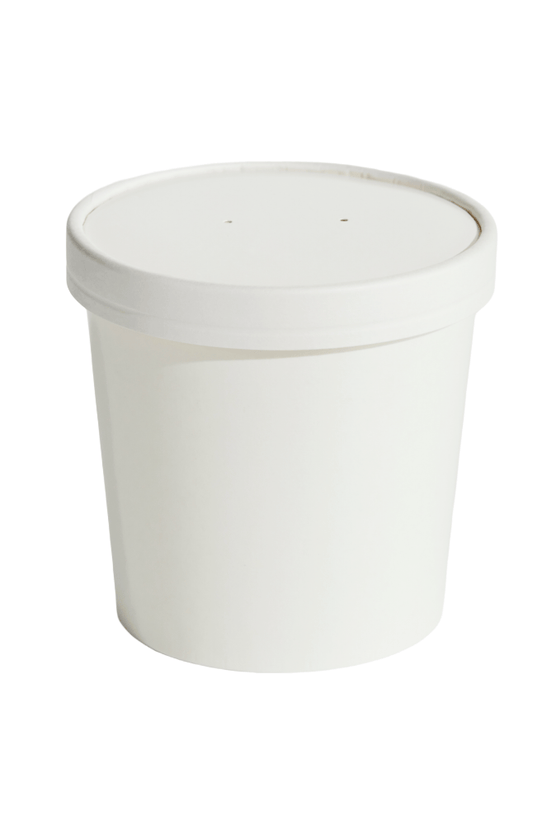 780mL (26oz) White Food Container & Lid Combo - TEM IMPORTS™