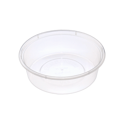 7oz/220mL Round Plastic Container Natural - TEM IMPORTS™