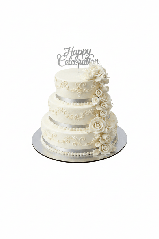 8 Inch Round STD Foil Cake Board - Silver - TEM IMPORTS™