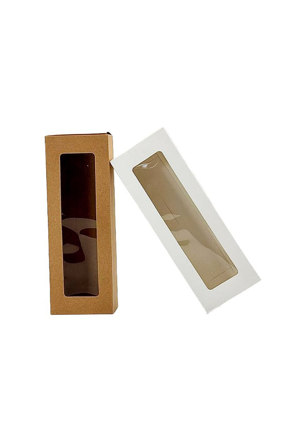 8 Macarons Kraft Paper Box With Window - TEM IMPORTS™