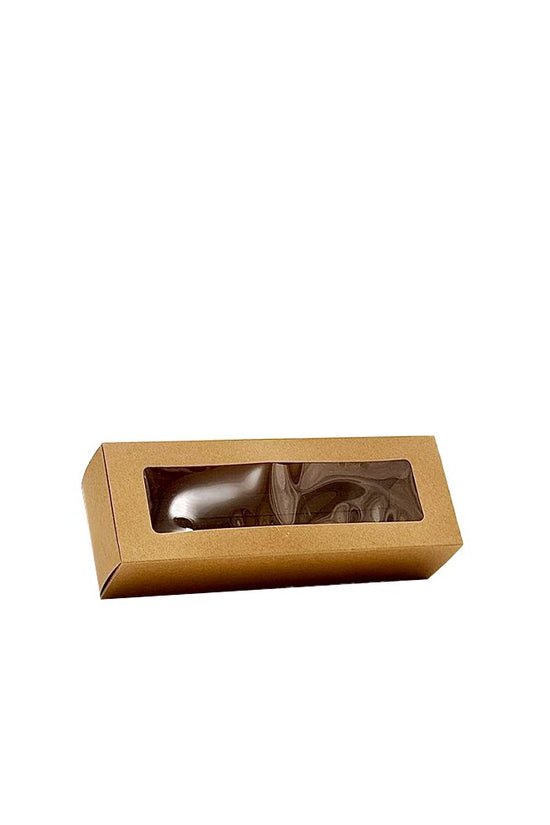 8 Macarons Kraft Paper Box With Window - TEM IMPORTS™