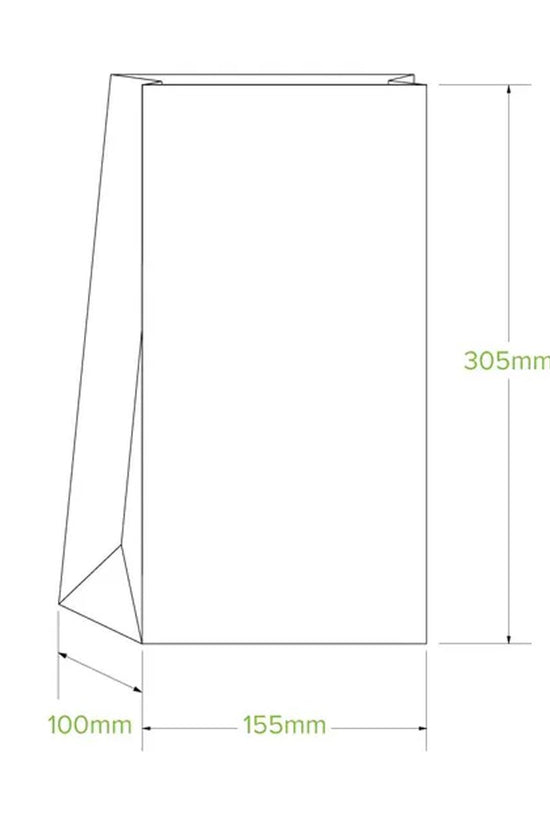 #8 SOS Kraft Paper Bag - 1000/CTN - TEM IMPORTS™