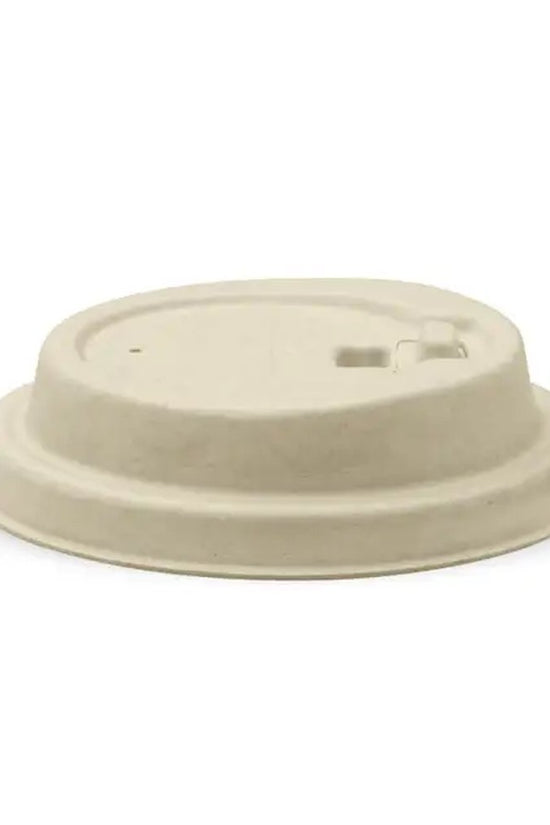 80mm Small Natural Reclosable Plant Fibre Lid - 1000/CTN - TEM IMPORTS™