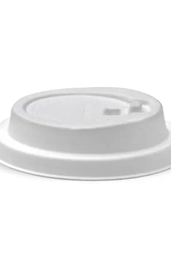 80mm Small White Reclosable Plant Fibre Lid - 1000/CTN - TEM IMPORTS™