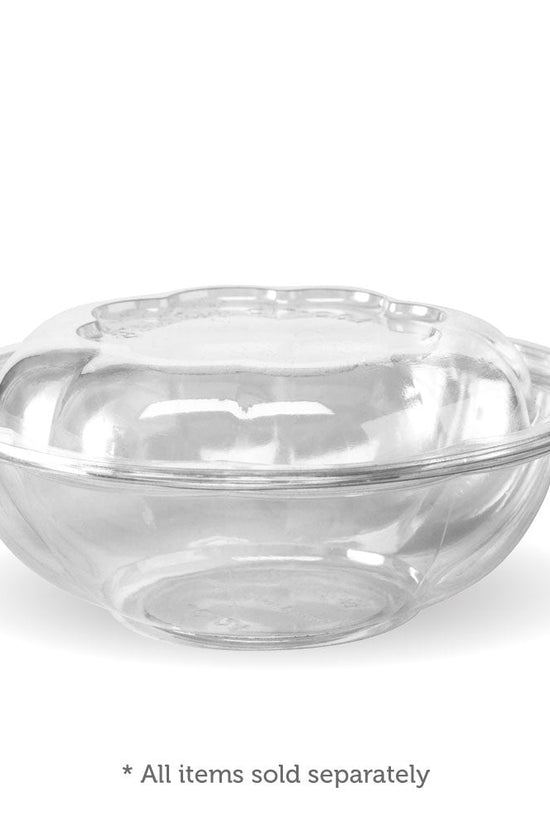 840 & 1,080mL / 24 & 32oz Clear Salad BioBowl Lid - 450/CTN - TEM IMPORTS™